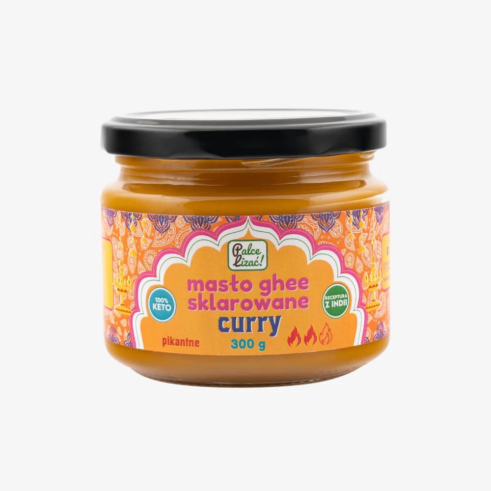 Masło ghee sklarowane curry – pikantne