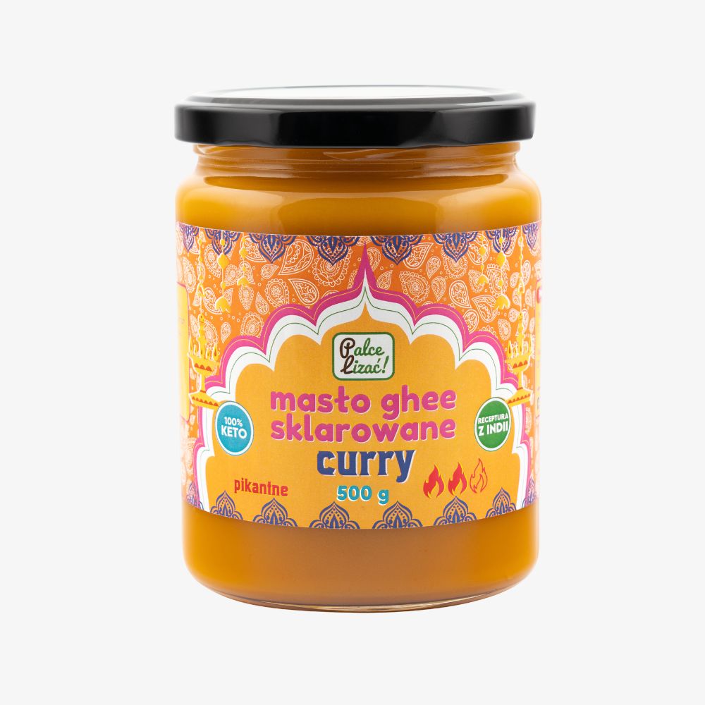 Masło ghee sklarowane curry – pikantne
