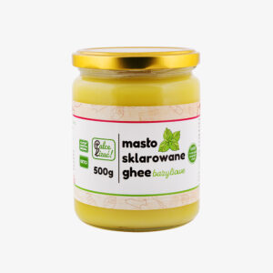 Masło sklarowane ghee bazyliowe