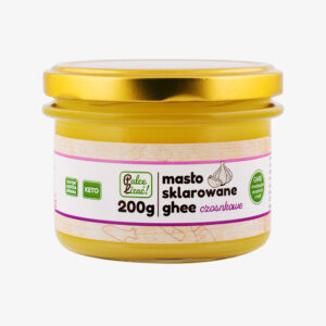 Masło sklarowane ghee czosnkowe